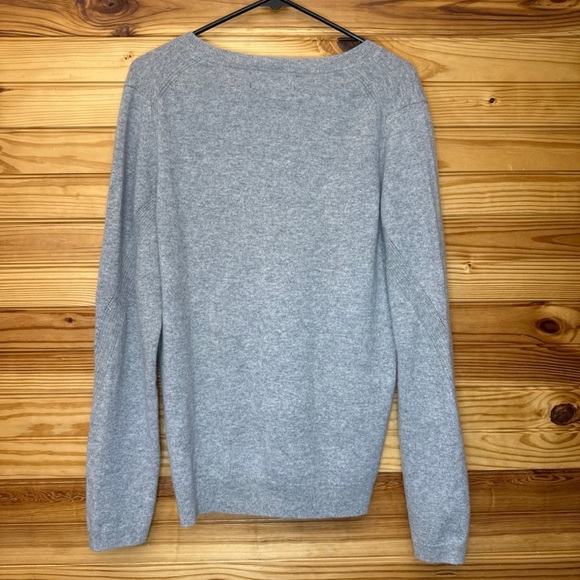 Banana republic Todd & Duncan Scottish 100% cashmere V-neck pullover Large - Picture 7 of 7
